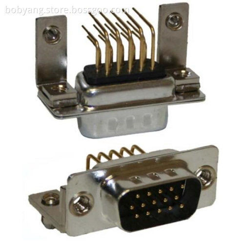 D-SUB High Density Male Machine Pin 9.4mm Footprint